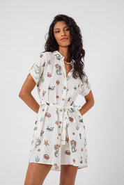 Taza Shirt Dress