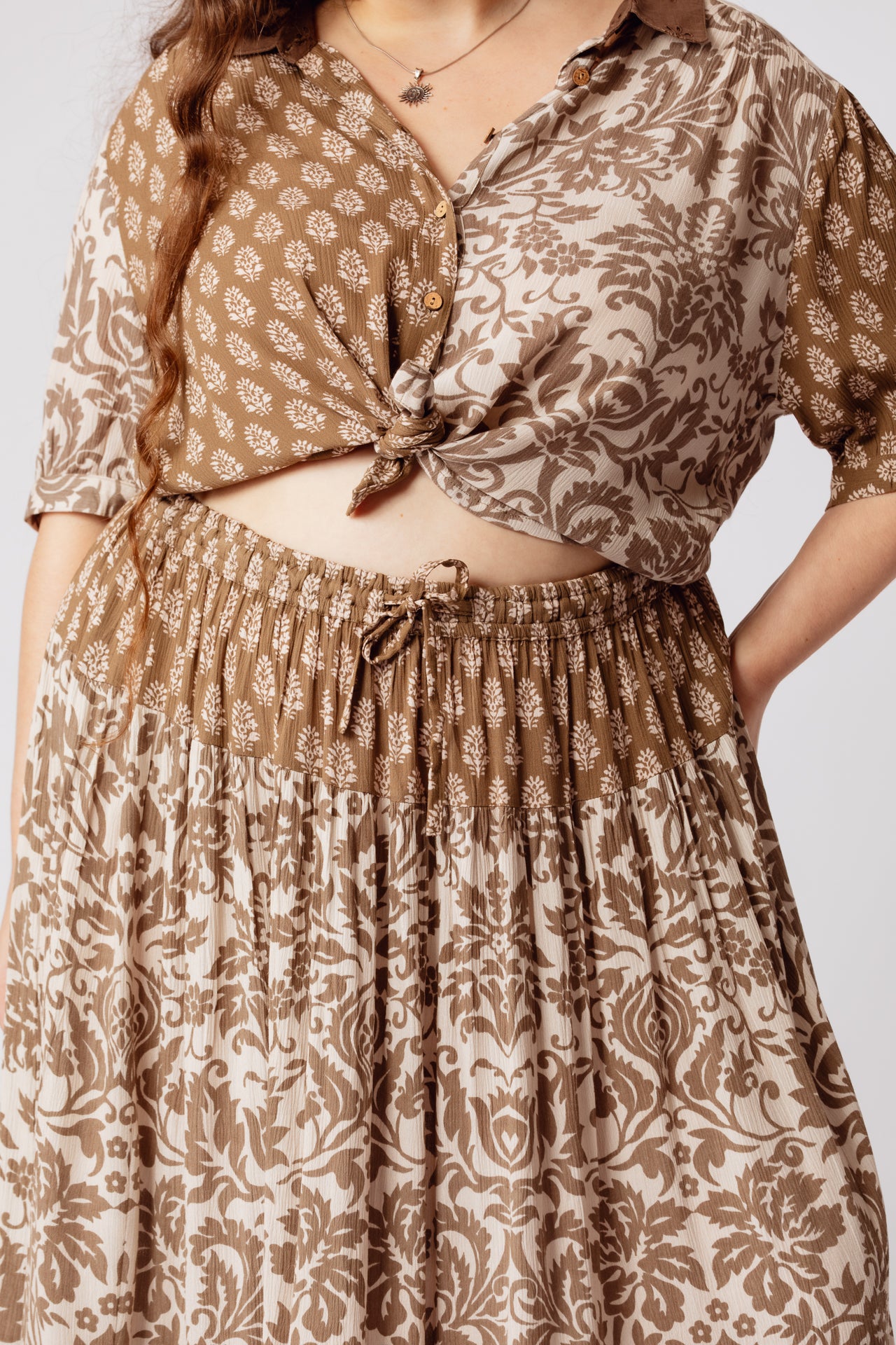 Clayware Tiered Skirt