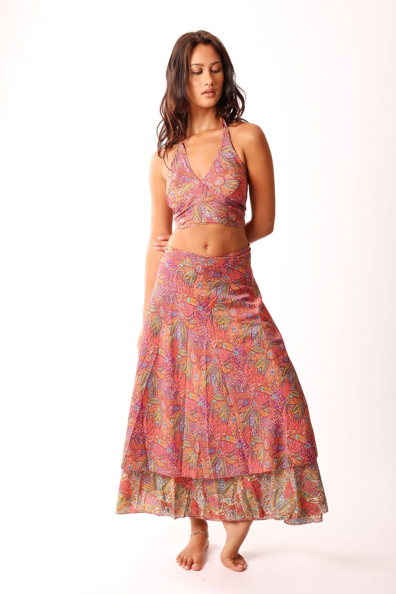 Long Wrap Skirt