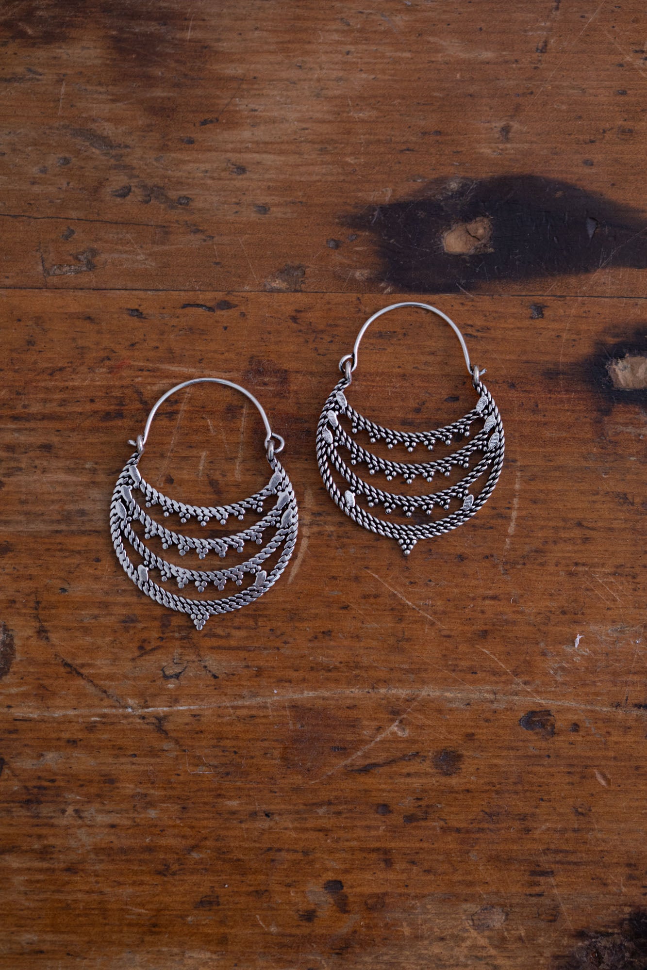 Tiered Dotted Earring