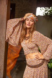 Sun Daisy Wrap Top