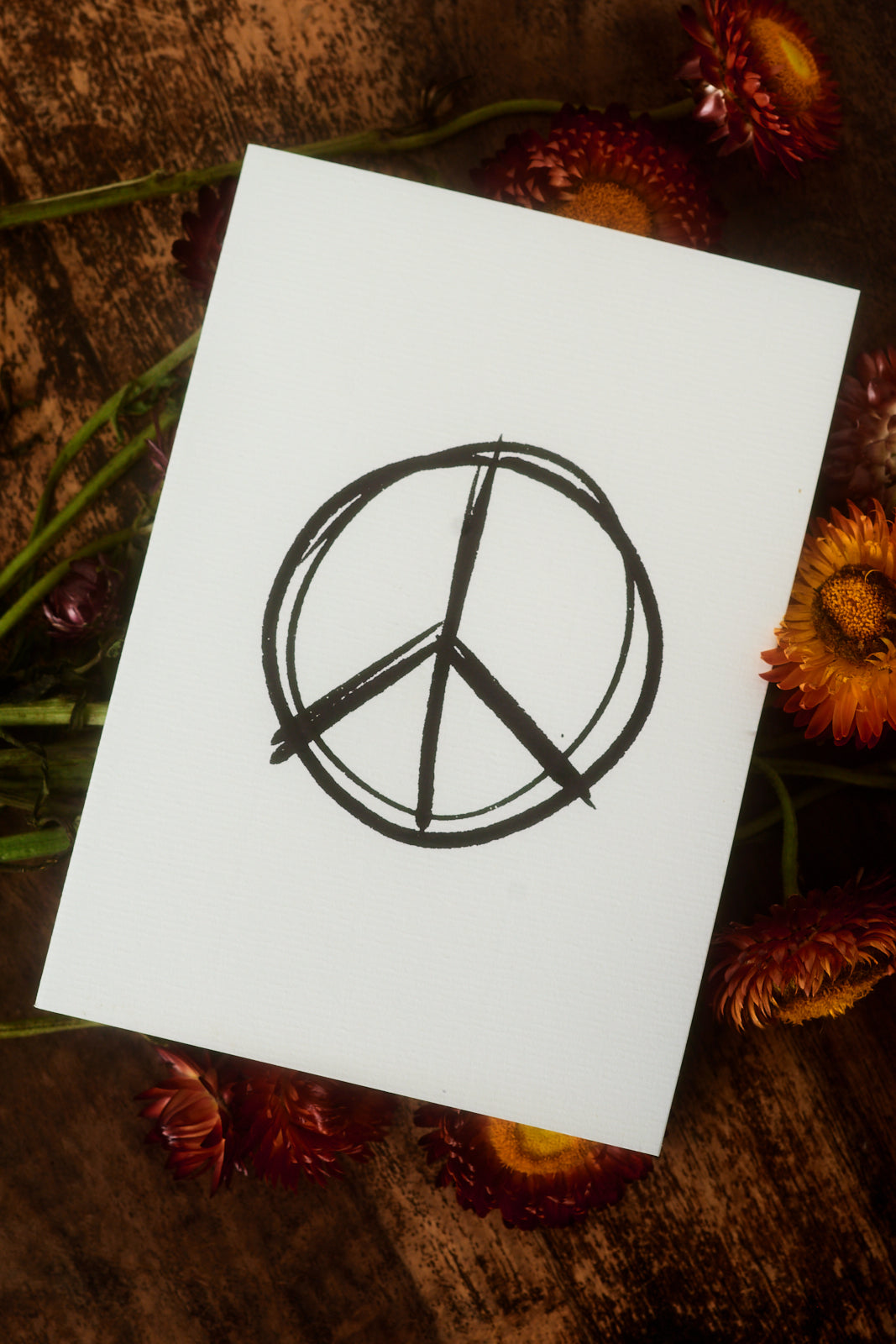 Peace Sign Greeting Card