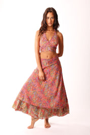 Long Wrap Skirt