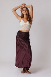 Fringed Triangular Scarf