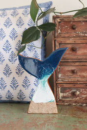 Resin Wooden Whale Tail