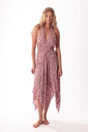 Handkerchief Halter Dress