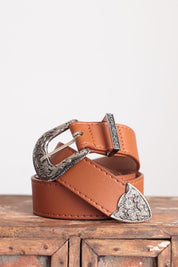 Tan Boho Western Belt