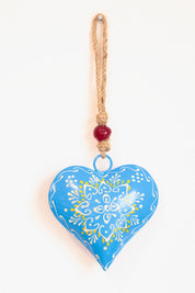 Blue Hanging Heart