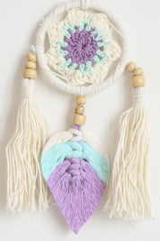 Purple Macrame Wall Hanging