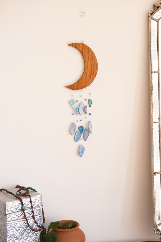 Hanging Moon with Glass