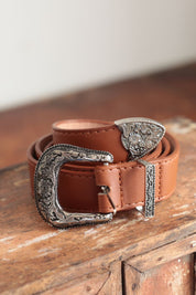 Tan Boho Western Belt