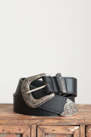Black Boho Western Belt