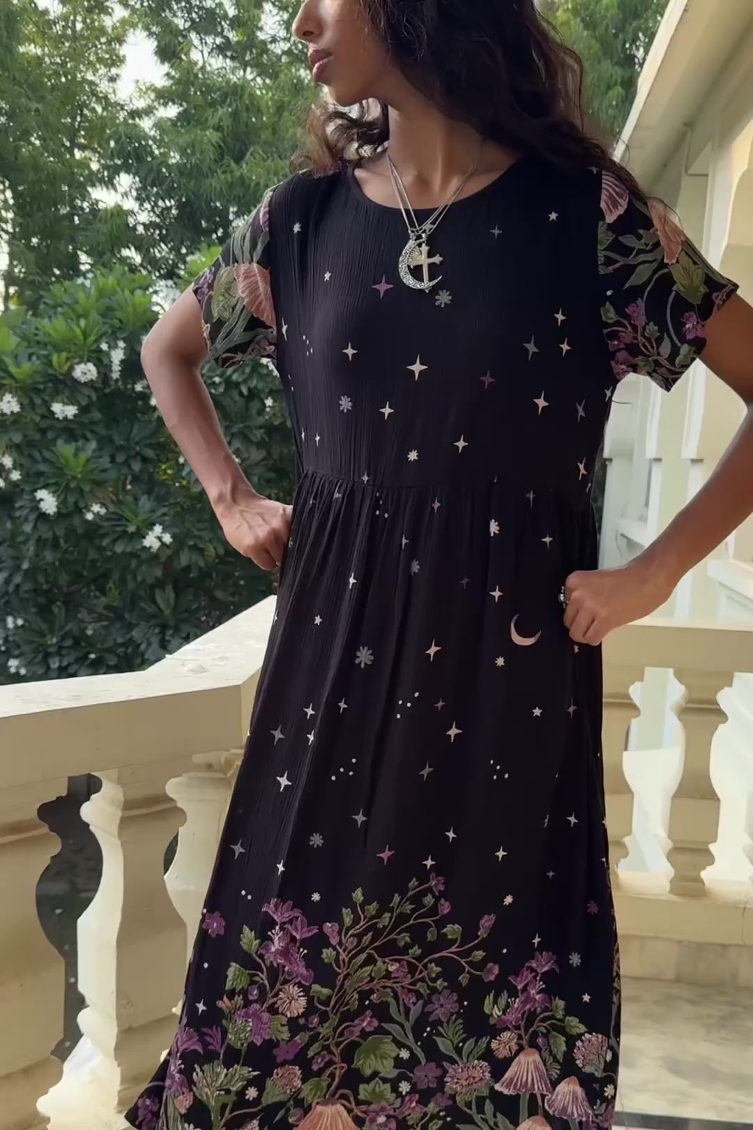 Scattered Flower Dress