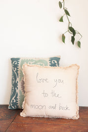 Love You to the Moon and Back Cream Cushion