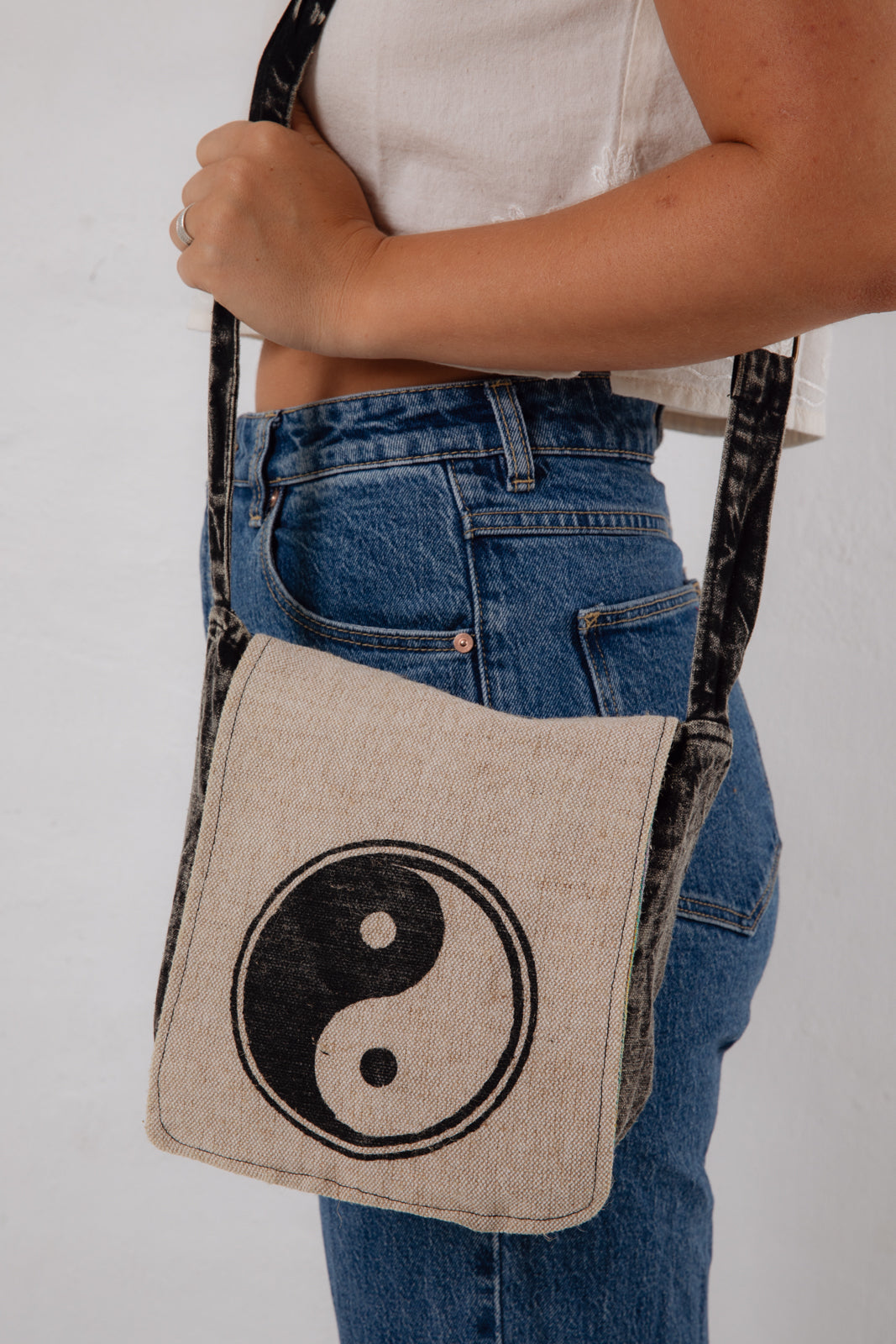 Yin Yang Print Bag