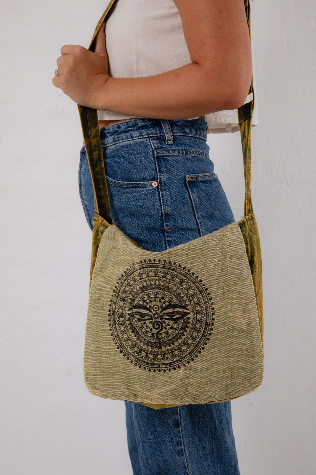 Buddha Eye Print Bag