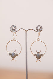 Triple Goddess Earrings