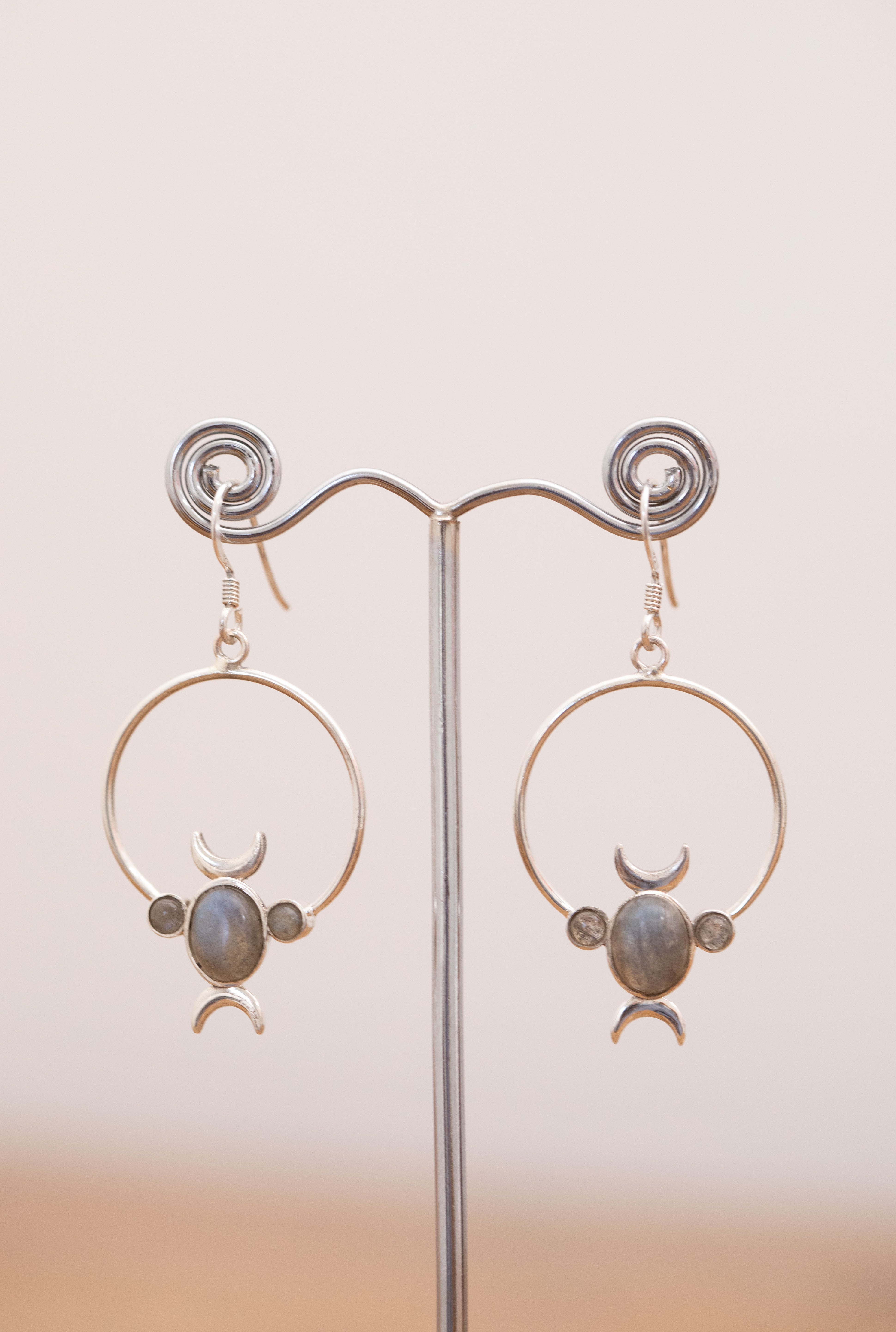 Triple Goddess Earrings