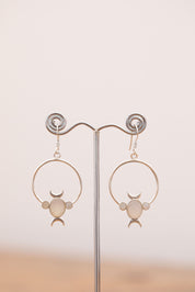 Triple Goddess Earrings