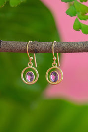 Molly Amethyst Earrings