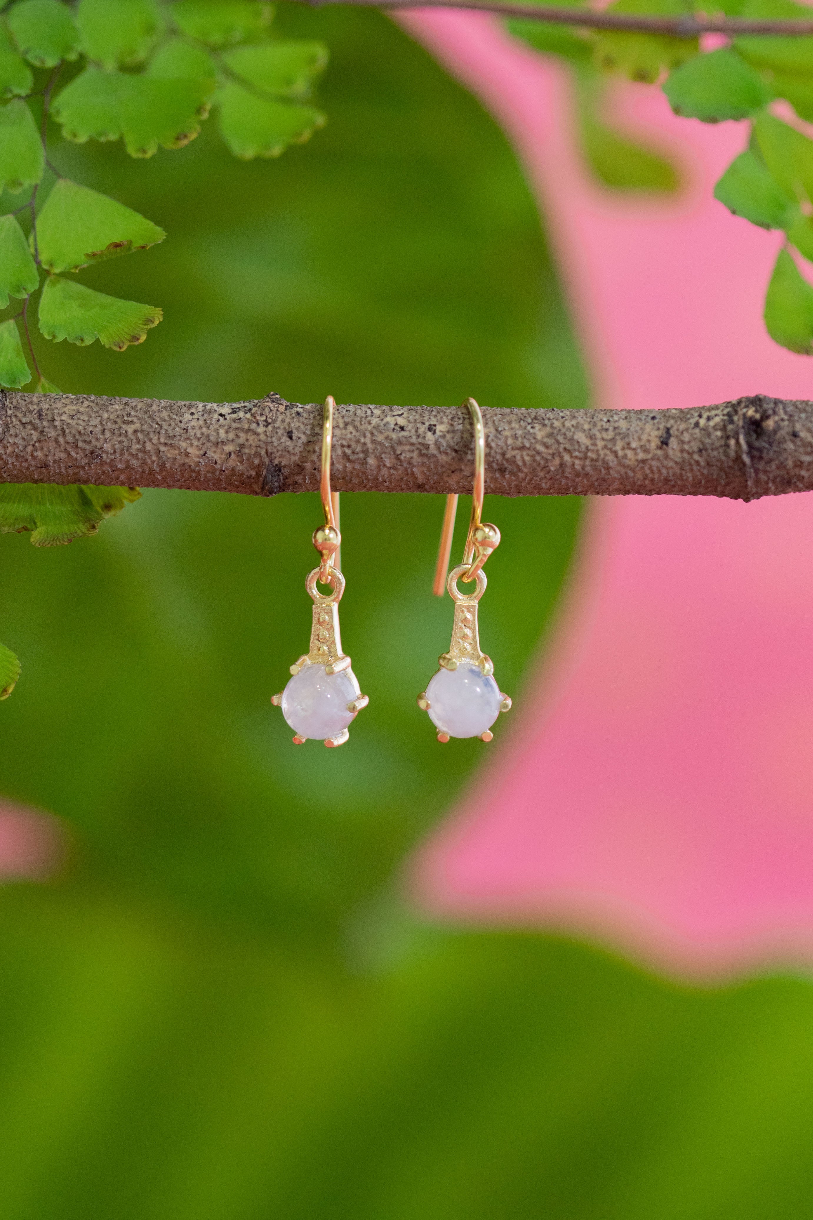 Kian Rainbow Moonstone Earrings