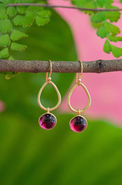 Ulla Garnet Earrings