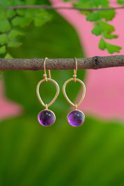 Ulla Amethyst Earrings