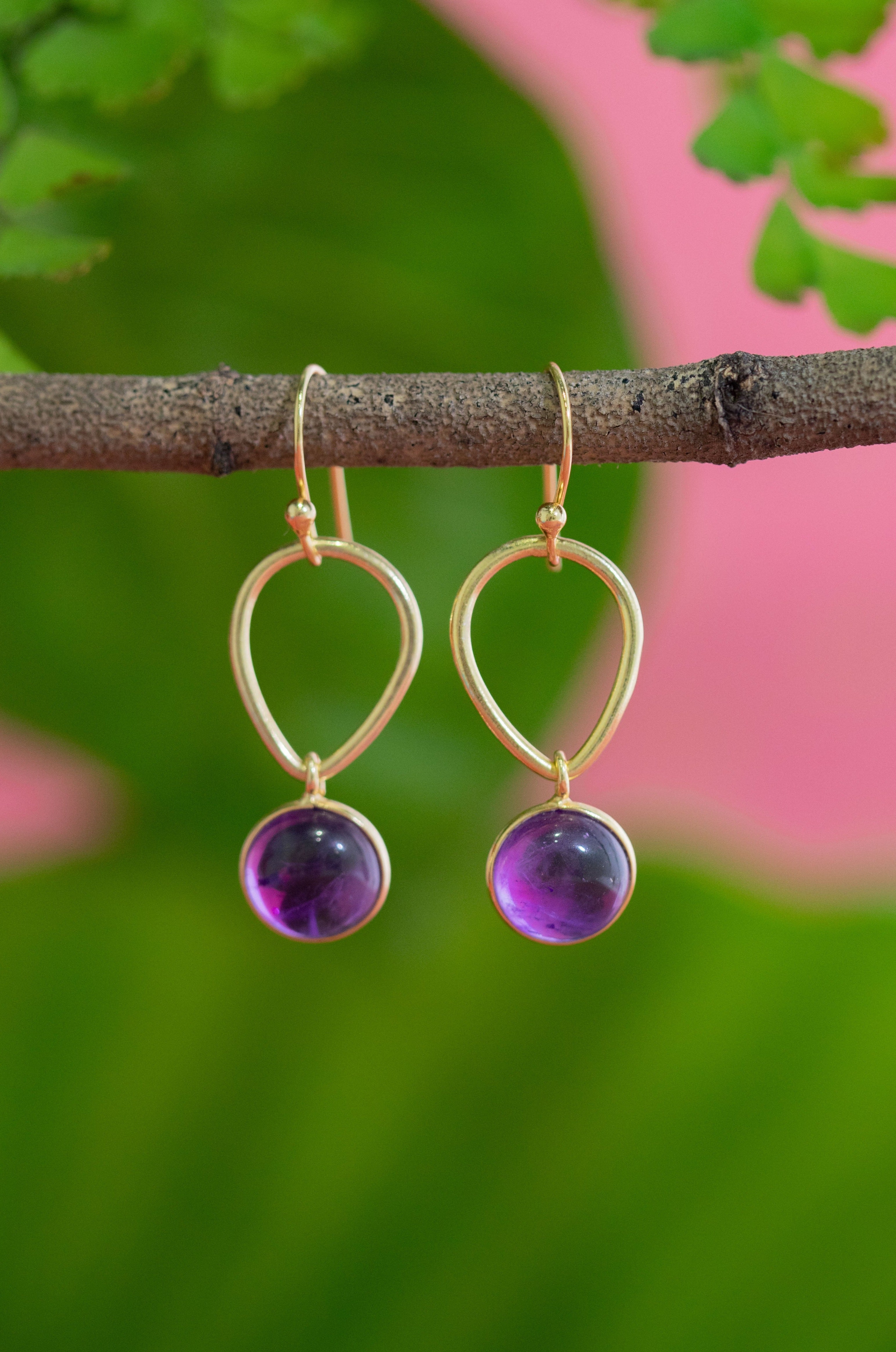 Ulla Amethyst Earrings