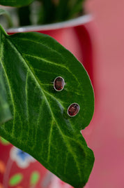 Garnet Elly Studs