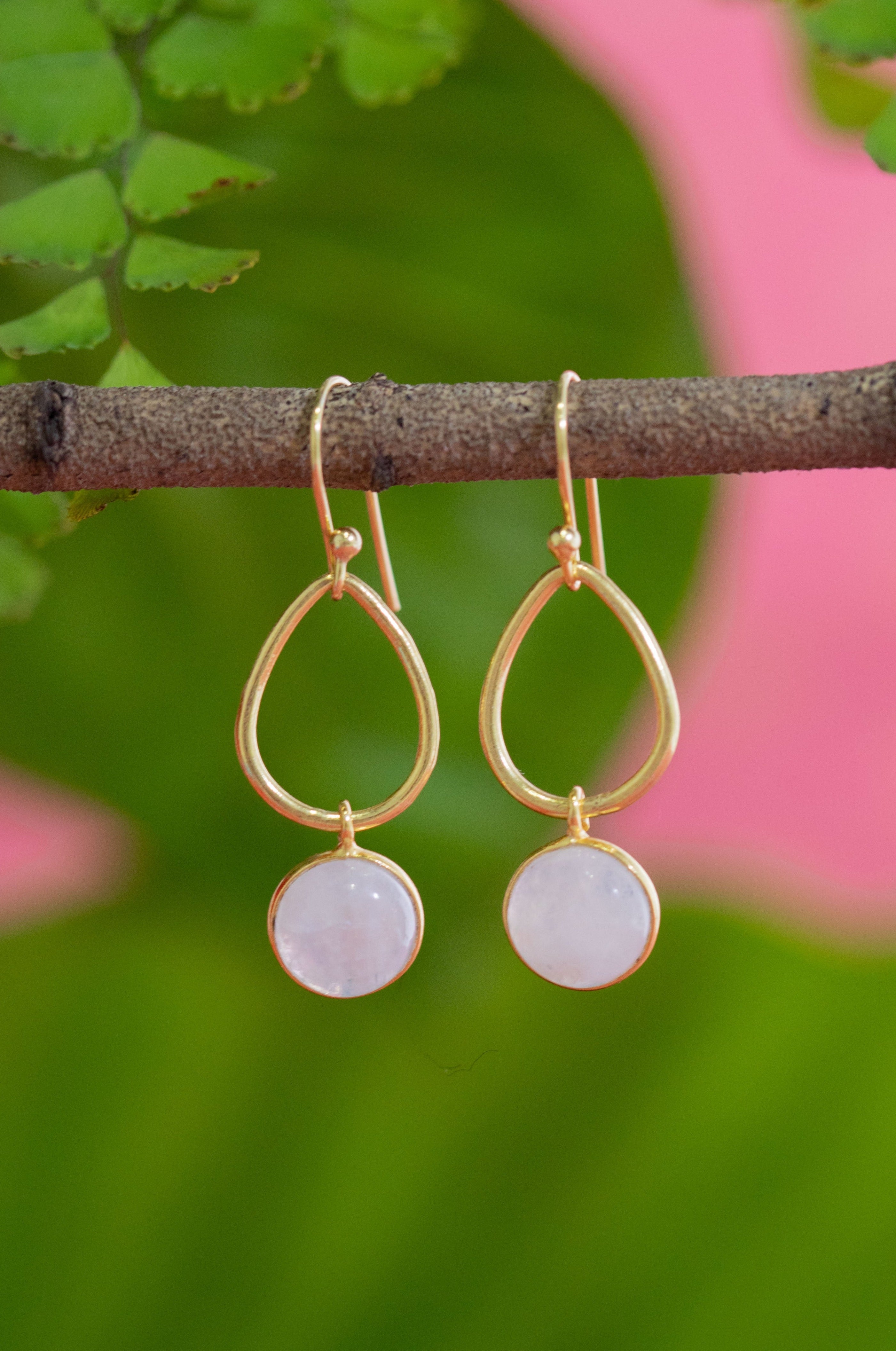 Ulla Rainbow Moonstone Earrings