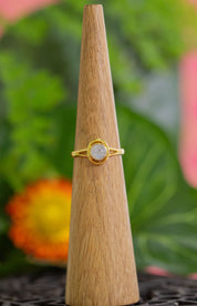 Valor Rainbow Moonstone Ring