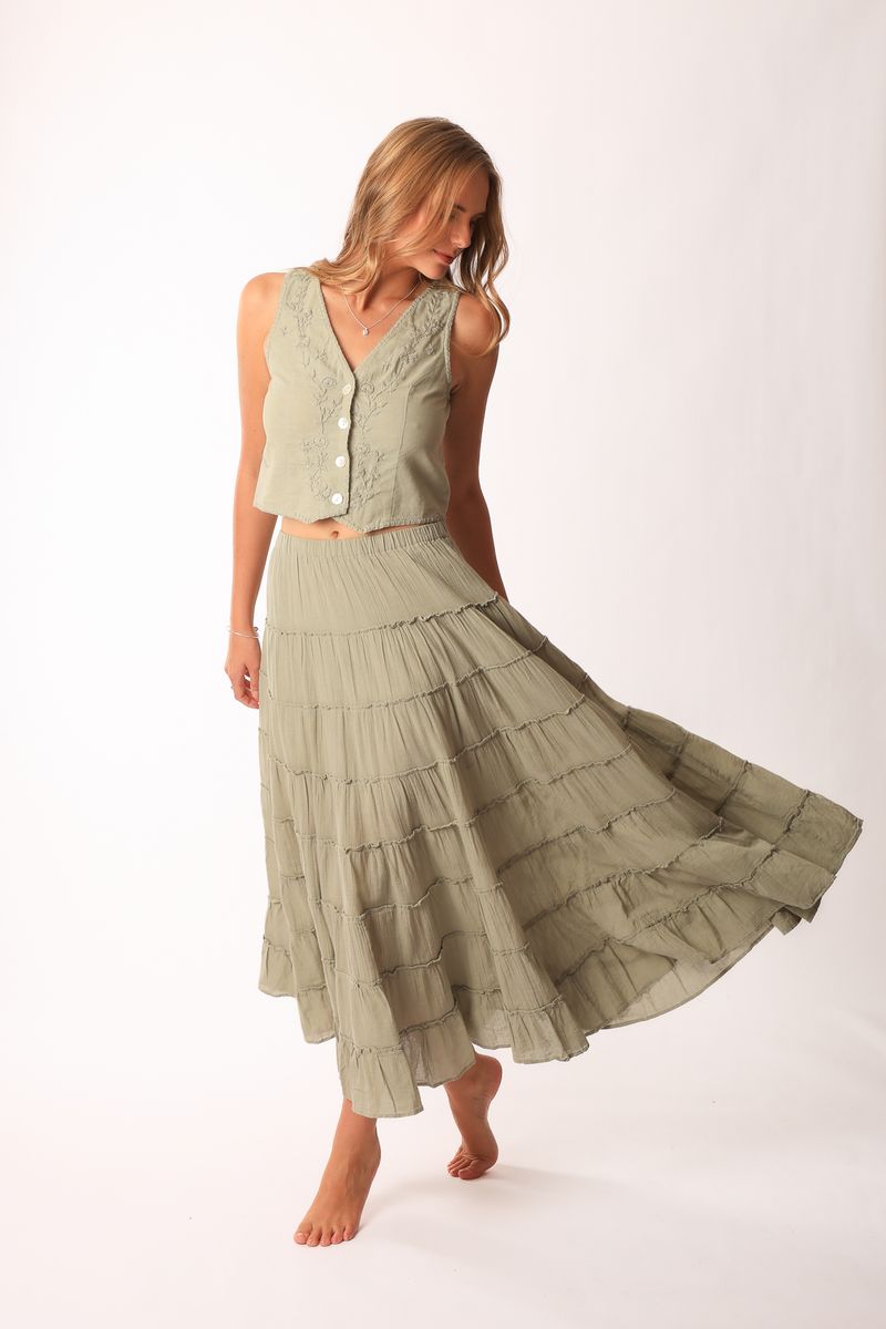 Tiered Skirt