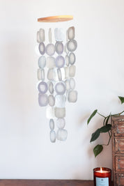 Silver Capiz Shell Windchime