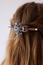 Zinnia  Hair Stick
