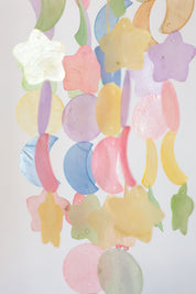 Pastel Celestial Capiz Shell Windchime