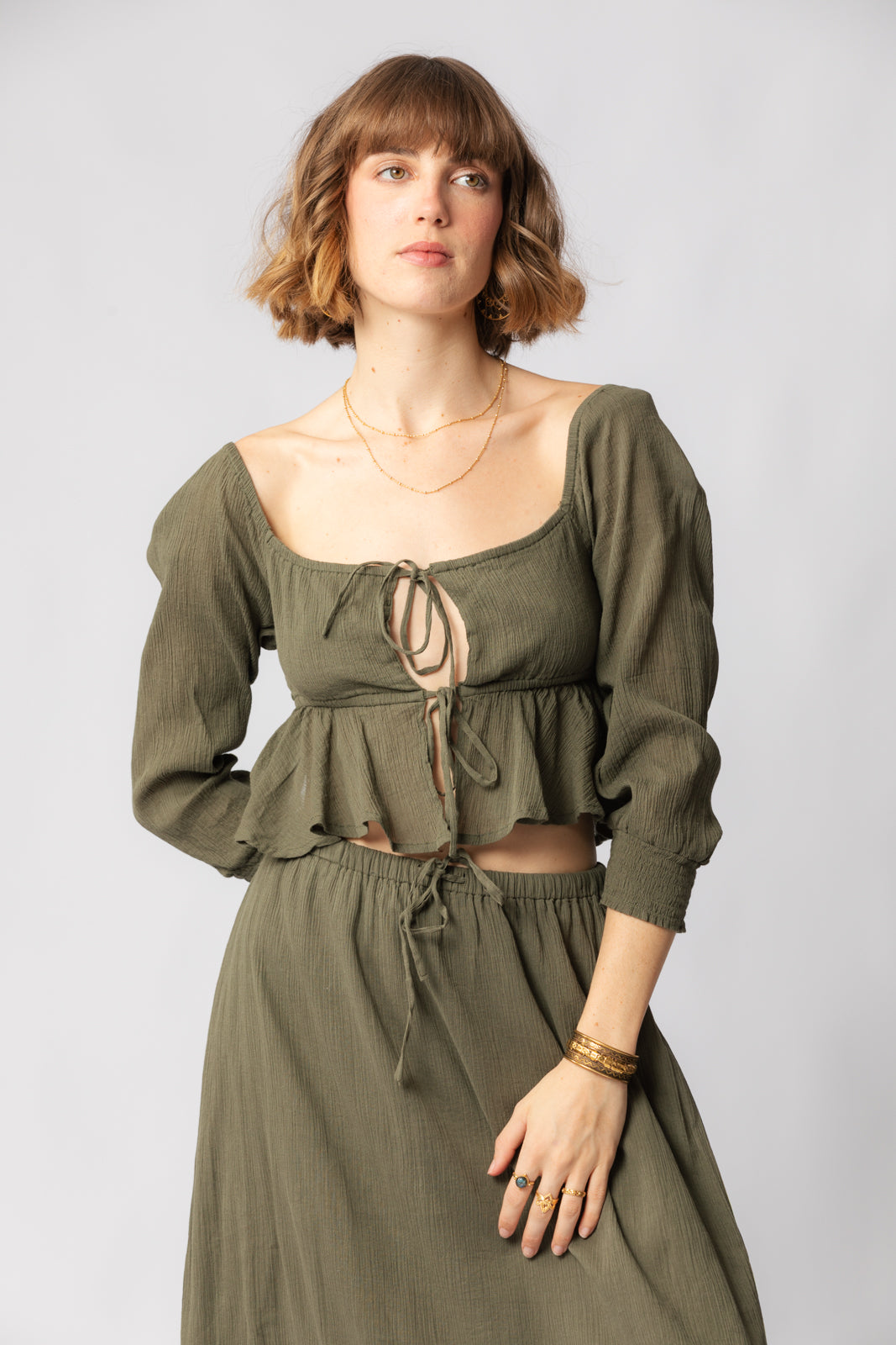 Ruffle Ruffle Skirt