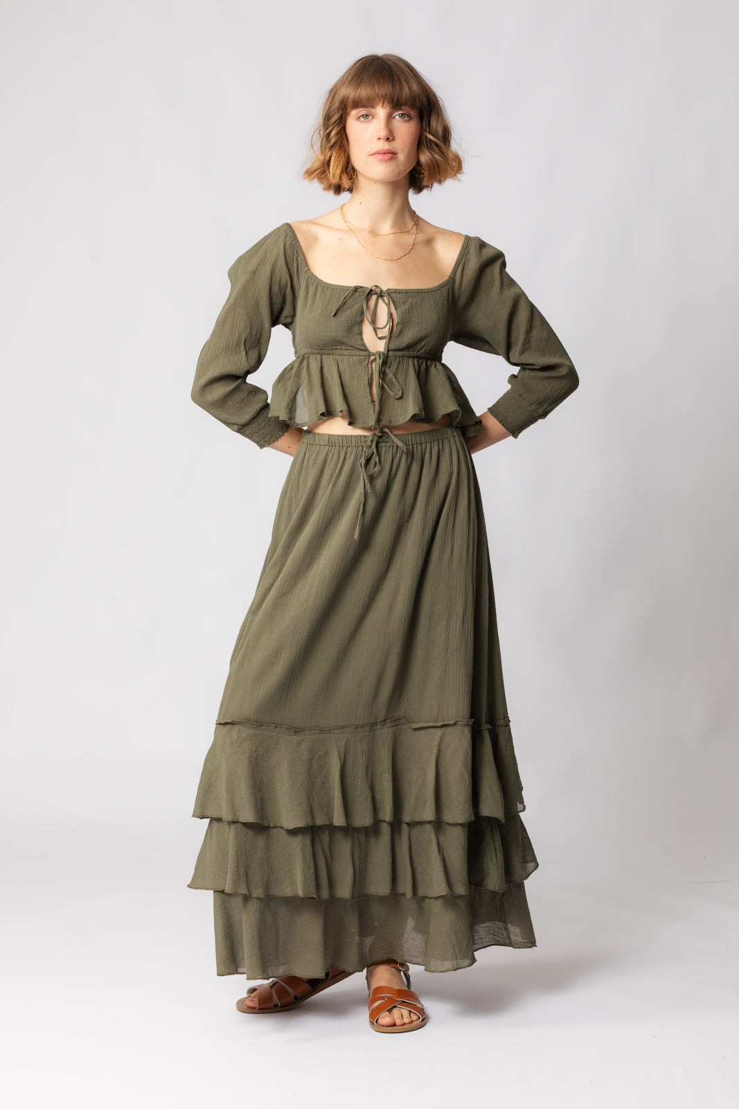 Ruffle Ruffle Skirt