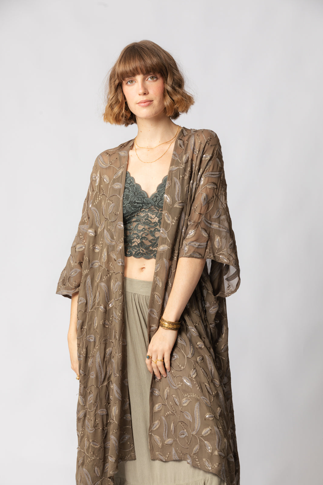 Shimmer Kimono