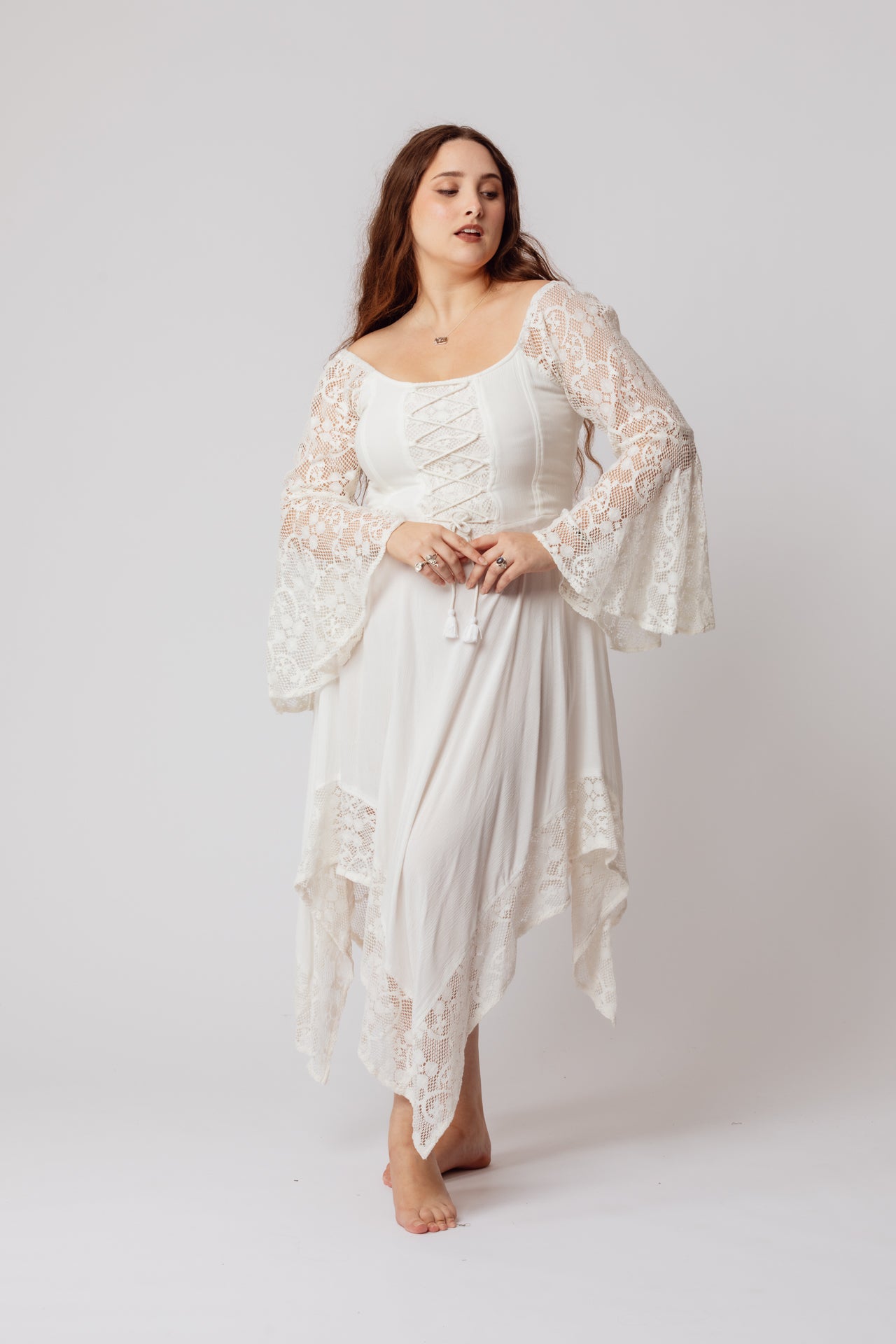 tree of life white maxi dress Tree of Life White embroidered linen Maxi Dress