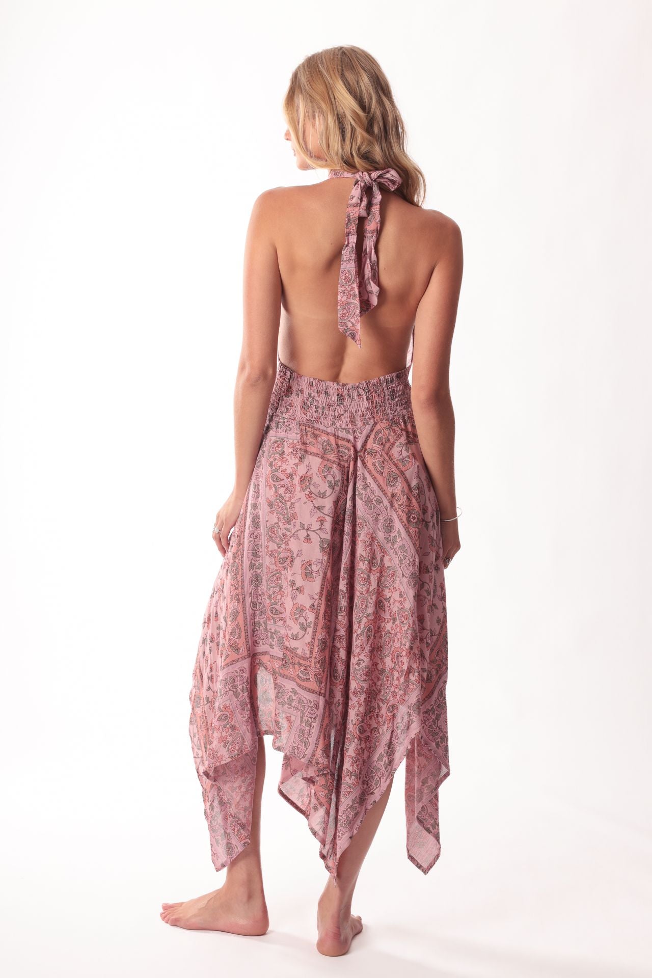 Handkerchief Halter Dress