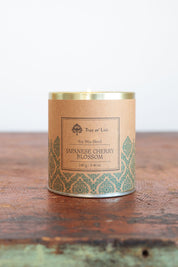 Japanese Cherry Blossom Tin Candle