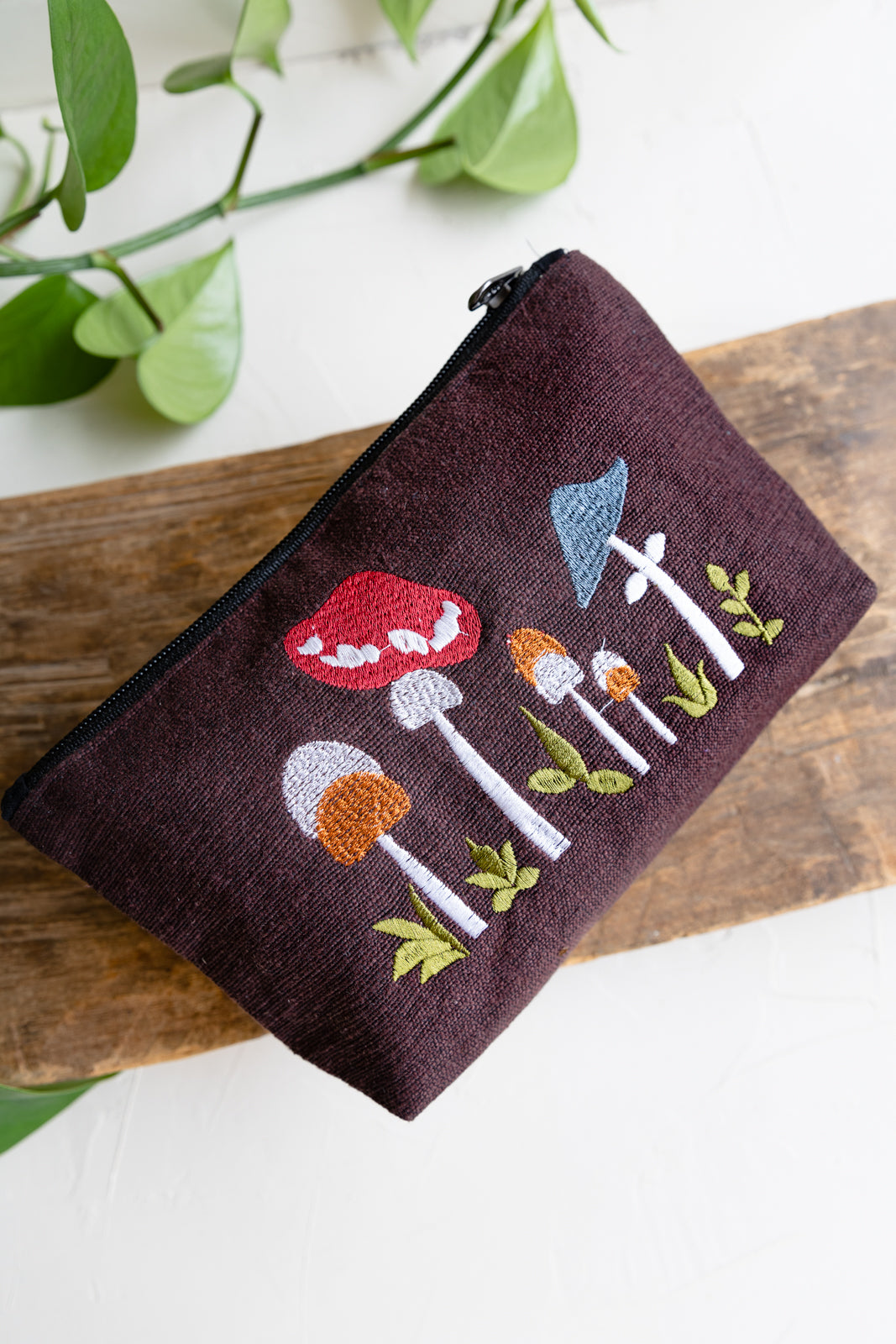 Mushroom Family Motif Bag