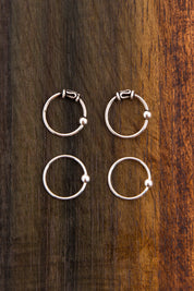 Four Nose Ring Pack
