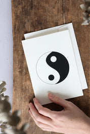 Yin Yang Greeting Card