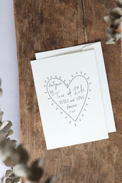 Yin Yang Greeting Card