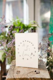 All You Need Love Greeting Card