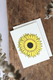 Sun Flower Greeting Card