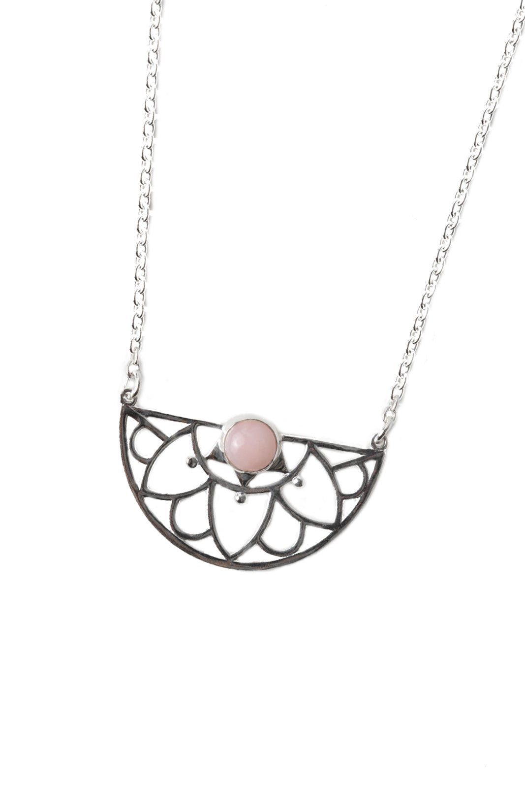 Petal Pink Calcite Necklace