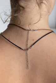 Tan Leather Necklace