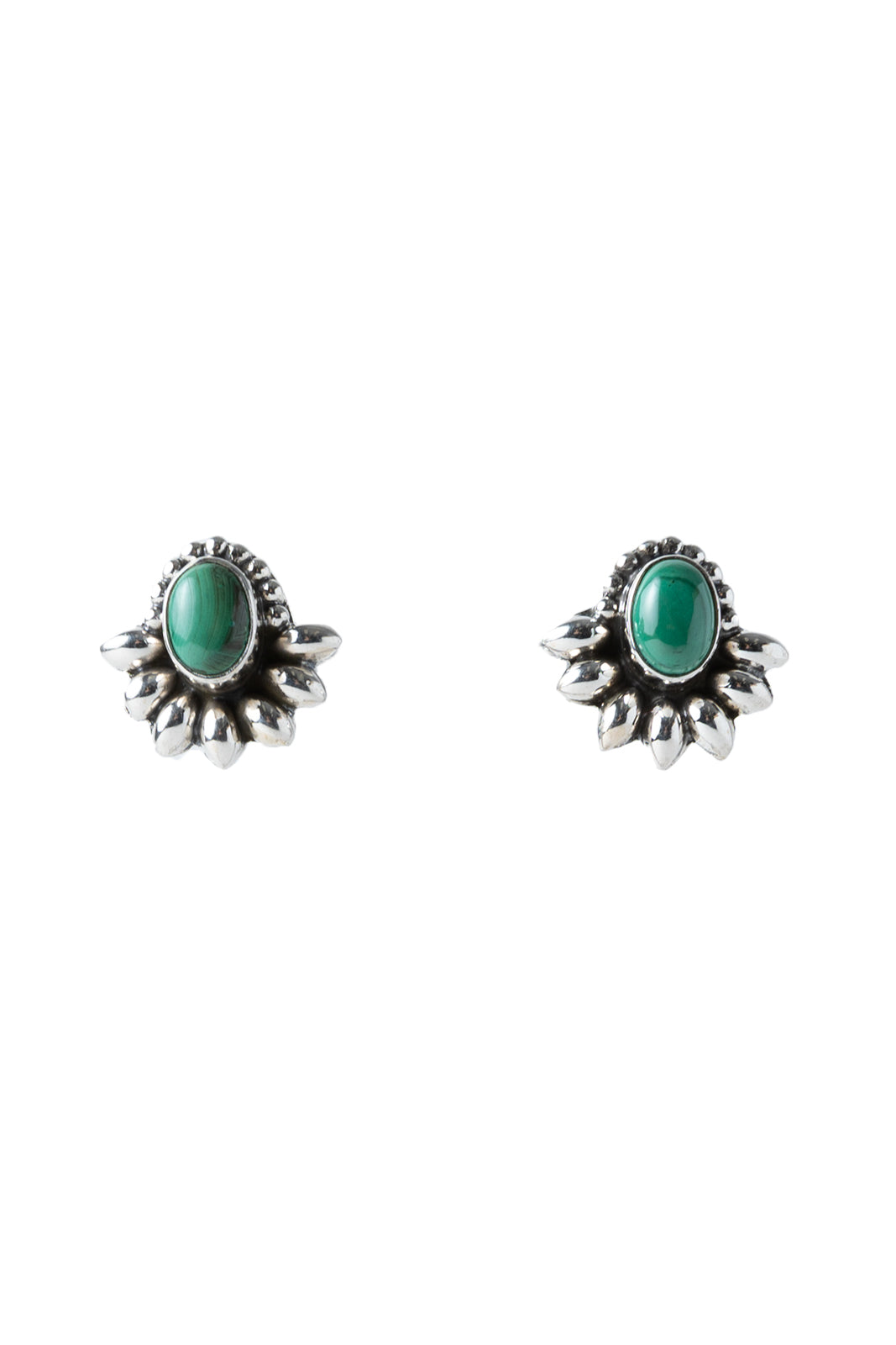 Emi Malachite studs